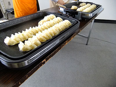 餃子@楽天マートさんの試食会